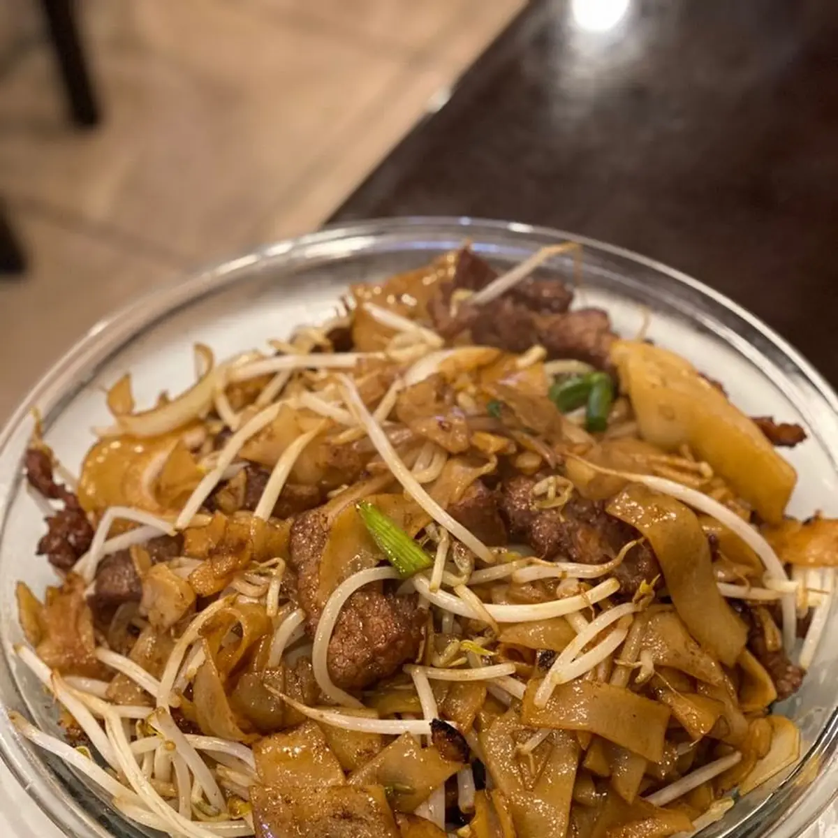 干炒牛河 beef chow fun